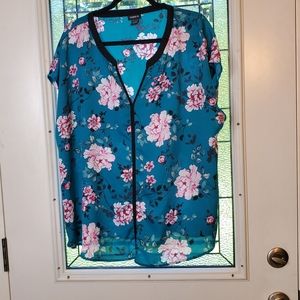 TORRID Silky Floral Top